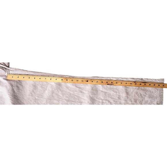 Eileen Fisher Linen Blend High Rise Straight Leg Beige Pants Small - Picture 4 of 7